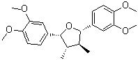 structure of CAS# 19950-55-1, Veraguensine;(2R,3S,4S,5S)-2,5-Bis(3,4-dimethoxyphenyl)tetrahydro-3,4-dimethylfuran