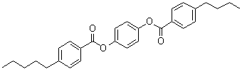 4-Butylbenzoic acid 4-[(4-pentylbenzoyl)oxy]phenyl ester molecular structure (CAS 199540-46-0)