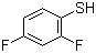 2,4-Difluorobenzenethiol molecular structure (CAS 1996-44-7)