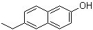 结构式 CAS# 1999-64-0, 2-乙基-6-萘酚