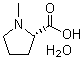 结构式 CAS# 199917-42-5, 1-甲基-L-脯氨酸一水合物