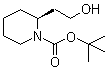 (S)-2-(2-Hydroxyethyl)piperidine-1-carboxylic acid tert-butyl ester molecular structure (CAS 199942-74-0)