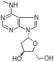 structure of CAS# 2002-35-9, N6-Methyl-2'-deoxyadenosine;2'-Deoxy-N6-methyladenosine