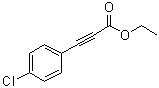 3-(4-Chlorophenyl)-2-propynoic acid ethyl ester molecular structure (CAS 20026-96-4)