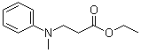 结构式 CAS# 2003-76-1, N-甲基-N-[2-(乙氧羰基)乙基]苯胺