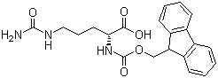 结构式 CAS# 200344-33-8, N-芴甲氧羰基-D-瓜氨酸