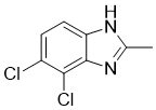 4,5-Dichloro-2-methyl-1H-benzimidazole molecular structure (CAS 20039-29-6)