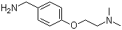4-[2-(二甲基氨基)乙氧基]苄胺分子结构 (CAS 20059-73-8)