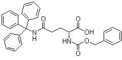 结构式 CAS# 200625-96-3, N2-[苄氧羰基]-N-(三苯甲基)-D-谷氨酰胺