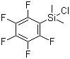 结构式 CAS# 20082-71-7, 五氟苯基二甲基氯硅烷
