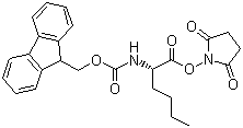 structure of CAS# 201026-08-6, Fmoc-L-norleucine N-hydroxysuccinimide ester;Fmoc-Nle-Osu; Fmoc-L-2-aminohexanoic acid-N-hydroxysuccinimide ester