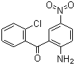 2-氨基-5-硝基-2'-氯二苯甲酮分子结构 (CAS 2011-66-7)