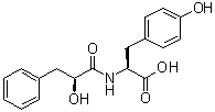 N-[(2S)-2-Hydroxy-1-oxo-3-phenylpropyl]-L-tyrosine molecular structure (CAS 201336-54-1)