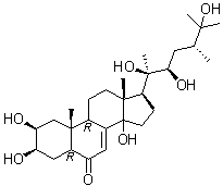罗汉松甾酮 A分子结构 (CAS 20137-14-8)