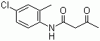 4-氯-2-甲基-N-乙酰乙酰苯胺分子结构 (CAS 20139-55-3)