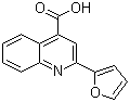 结构式 CAS# 20146-25-2, 2-(2-呋喃基)-4-喹啉羧酸