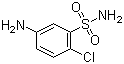 structure of CAS# 2015-19-2, 5-Amino-2-chlorobenzenesulfonamide;4-Chloroaniline-3-sulfonamide
