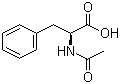 N-乙酰-L-苯丙氨酸分子结构 (CAS 2018-61-3)