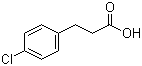 structure of CAS# 2019-34-3, 3-(4-Chlorophenyl)propanoic acid