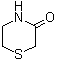 structure of CAS# 20196-21-8, 3-Thiomorpholinone;1,4-Thiazinan-3-one; 3-Oxothiomorpholine; NSC 27540
