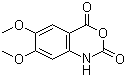结构式 CAS# 20197-92-6, 6,7-二甲氧基-2H-3,1-苯并恶嗪-2,4(1H)-二酮