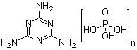 结构式 CAS# 20208-95-1, 磷酸三聚氰胺; 三聚氰胺磷酸酯