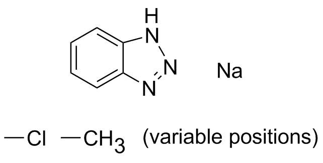 C-chloro-C-methyl-1H-Benzotriazole sodium salt (1:1) molecular structure (CAS 202420-04-0)