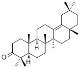 结构式 CAS# 20248-08-2, 13(18)-齐墩果烯-3-酮; Α-香树脂酮