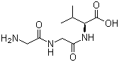 甘氨酰-甘氨酰-L-缬氨酸分子结构 (CAS 20274-89-9)