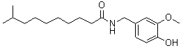 N-(4-Hydroxy-3-methoxybenzyl)-9-methyldecanamide molecular structure (CAS 20279-06-5)