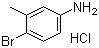 4-Bromo-3-methylaniline hydrochloride molecular structure (CAS 202925-03-9)