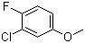 结构式 CAS# 202925-07-3, 3-氯-4-氟苯甲醚