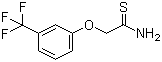structure of CAS# 20293-32-7, 2-[3-(Trifluoromethyl)phenoxy]ethanethioamide