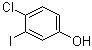 structure of CAS# 202982-72-7, 4-Chloro-3-iodophenol