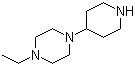 structure of CAS# 202991-77-3, 1-Ethyl-4-piperidin-4-ylpiperazine
