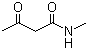 N-甲基乙酰基乙酰胺分子结构 (CAS 20306-75-6)