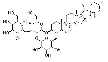 alpha-Solamarin molecular structure (CAS 20318-30-3)