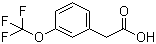 structure of CAS# 203302-97-0, 3-Trifluoromethoxyphenylacetic acid;3-(Trifluoromethoxy)phenylacetic acid