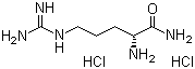 D-Arginine amide dihydrochloride molecular structure (CAS 203308-91-2)