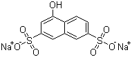 1-Naphthol-3,6-disulfonic acid disodium salt molecular structure (CAS 20349-39-7)