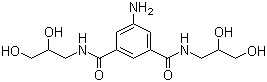 5-Amino-N,N'-bis(2,3-dihydroxypropyl)isophthalamide molecular structure (CAS 203515-86-0)