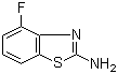 structure of CAS# 20358-06-9, 2-Amino-4-fluorobenzothiazole;4-Fluoro-1,3-benzothiazol-2-amine