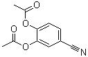 structure of CAS# 203626-45-3, 3,4-Bis(acetyloxy)benzonitrile