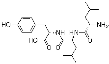 L-Leucyl-L-leucyl-L-tyrosine molecular structure (CAS 20368-24-5)