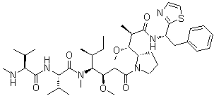 Monomethylauristatin D molecular structure (CAS 203849-91-6)