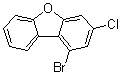 1-Bromo-3-chloro-dibenzofuran molecular structure (CAS 2043962-13-4)