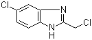 5-Chloro-2-chloromethyl-1H-benzoimidazole molecular structure (CAS 20443-38-3)
