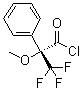 结构式 CAS# 20445-33-4, S-(+)-alpha-甲氧基-alpha-(三氟甲基)苯基乙酰氯