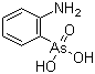 结构式 CAS# 2045-00-3, 2-氨基苯胂酸; 邻氨基苯胂酸