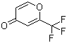 2-(Trifluoromethyl)-4H-pyran-4-one molecular structure (CAS 204516-31-4)